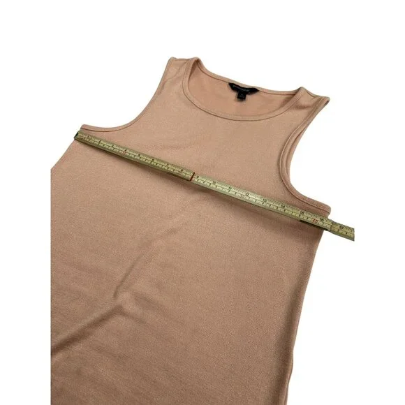 Banana Republic Womens Sleeveless Tank Top Blush Pink Polyester Blend Size S - Picture 7 of 8